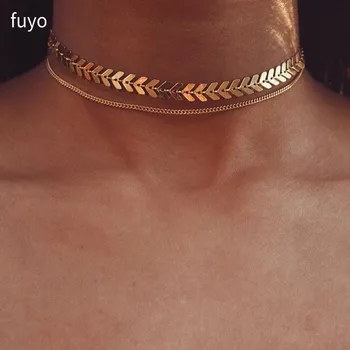 Multi Arrow choker Necklace Women Two Layers Necklaces Collares Fishbone Airplane Necklace Flat Chain Chocker On Neck Jewelry
Multi Arrow choker Necklace Women Two Layers Necklaces Collares Fishbone Airplane Necklace Flat Chain Chocker On Neck Jewelry