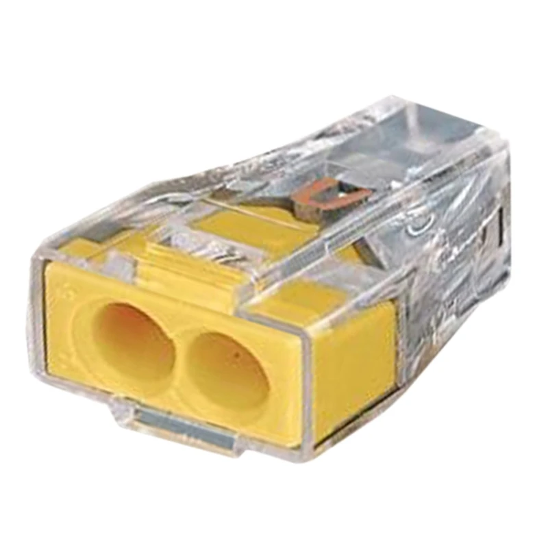 773 Push-Wire Connectors for Junction Boxes, 2 Connectors 773-162 (100 Pcs)