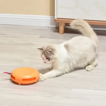 Electric Cat Toy Smart Teasing Cat Stick Crazy Game Turntable Vocalized Cat Catching Feather Automatic Turntable Cat Toy 
Electric Cat Toy Smart Teasing Cat Stick Crazy Game Turntable Vocalized Cat Catching Feather Automatic Turntable Cat Toy