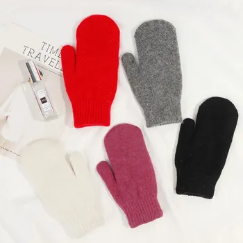 Lovely Female Gloves Winter Knit Wool Thicker Velvet Warm Gloves Ladies Cute Fingerless Women Solid Mittens Guantes
Lovely Female Gloves Winter Knit Wool Thicker Velvet Warm Gloves Ladies Cute Fingerless Women Solid Mittens Guantes