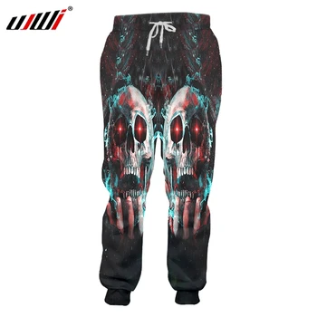 UJWI Man Horror Skull Sweatshirt Men's 3D Harajuku Oversized Red Eye Smoke Pants Printed Cartoon Fitness Trousers
UJWI Man Horror Skull Sweatshirt Men's 3D Harajuku Oversized Red Eye Smoke Pants Printed Cartoon Fitness Trousers