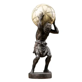 European Archaize Myth Character Atlas Statue Vintage Resin Character Sculpture Desktop Ornament Home Decoration Accessories
European Archaize Myth Character Atlas Statue Vintage Resin Character Sculpture Desktop Ornament Home Decoration Accessories