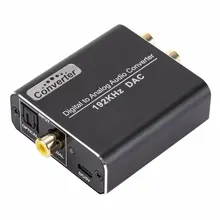 Digital to Analog Stereo Audio Converter Optical Coaxial 3.5MM Headphone digital Adapter RCA L/R Audio Converter Adapter
Digital to Analog Stereo Audio Converter Optical Coaxial 3.5MM Headphone digital Adapter RCA L/R Audio Converter Adapter
