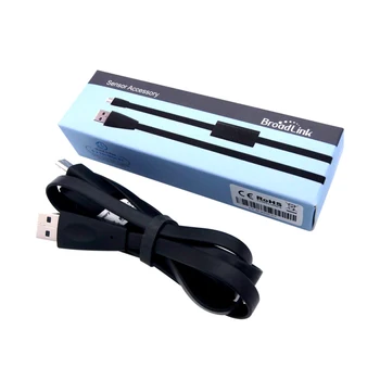 Broadlink HTS2 Sensor Accessory USB Cable Temperature And Humidity Detector Work with Rm4 Pro Rm4 mini Universal Remote
Broadlink HTS2 Sensor Accessory USB Cable Temperature And Humidity Detector Work with Rm4 Pro Rm4 mini Universal Remote
