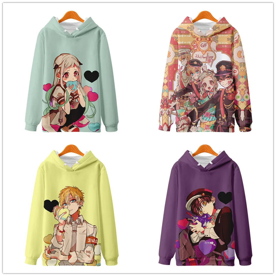 Anime Toilet-bound Hanako-kun Nene Yashiro Cosplay Costume Toilet-bound Hanako-kun 3D printed Kids men women hooded sweatshirt
Anime Toilet-bound Hanako-kun Nene Yashiro Cosplay Costume Toilet-bound Hanako-kun 3D printed Kids men women hooded sweatshirt