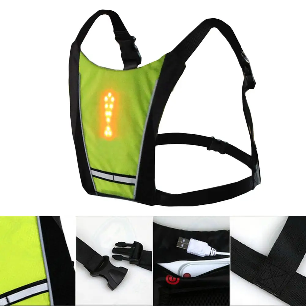 Elastic LED Cycling Vest Visibility Reflective Vest Gear Stripes Night Sports Safety Cycling Reflective Belt
Elastic LED Cycling Vest Visibility Reflective Vest Gear Stripes Night Sports Safety Cycling Reflective Belt