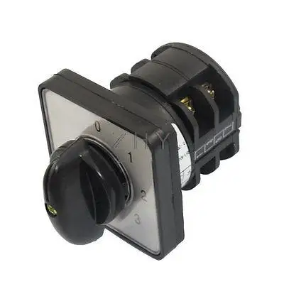 AC 660V 10A Latching 8 Terminals 5 Position Cam Combination Changeover Switch