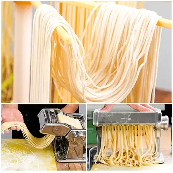 Stainless Steel Two Cutter Noodle Pasta Maker Nudeln Machine Lasagne Spaghetti Tagliatelle Ravioli Dumpling Maker Machine RU
Stainless Steel Two Cutter Noodle Pasta Maker Nudeln Machine Lasagne Spaghetti Tagliatelle Ravioli Dumpling Maker Machine RU