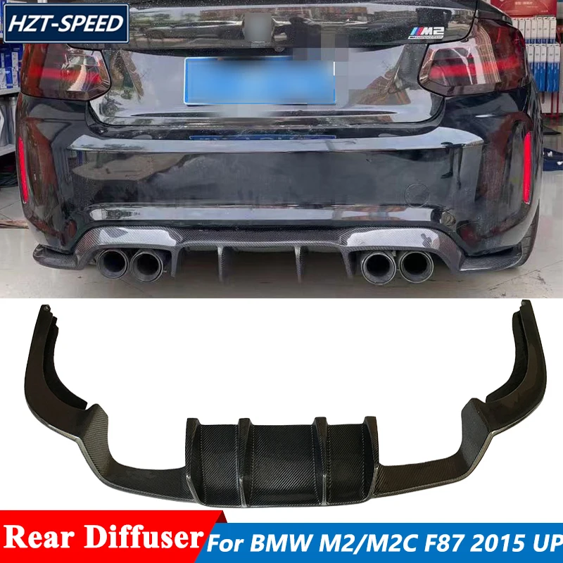 V Style Carbon Fiber Rear Diffuser Bumper Lip For BMW M2 M2C F87 Tuning 2015 Up
V Style Carbon Fiber Rear Diffuser Bumper Lip For BMW M2 M2C F87 Tuning 2015 Up