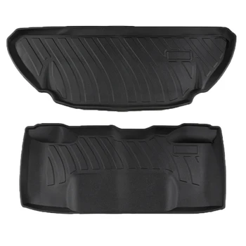 1 Set Rear Front Cargo Carpet 7 Or 6 Seats Car Trunk Mat For Tesla MODEL X 2014-2019 Waterproof Rubber Car accessories
1 Set Rear Front Cargo Carpet 7 Or 6 Seats Car Trunk Mat For Tesla MODEL X 2014-2019 Waterproof Rubber Car accessories