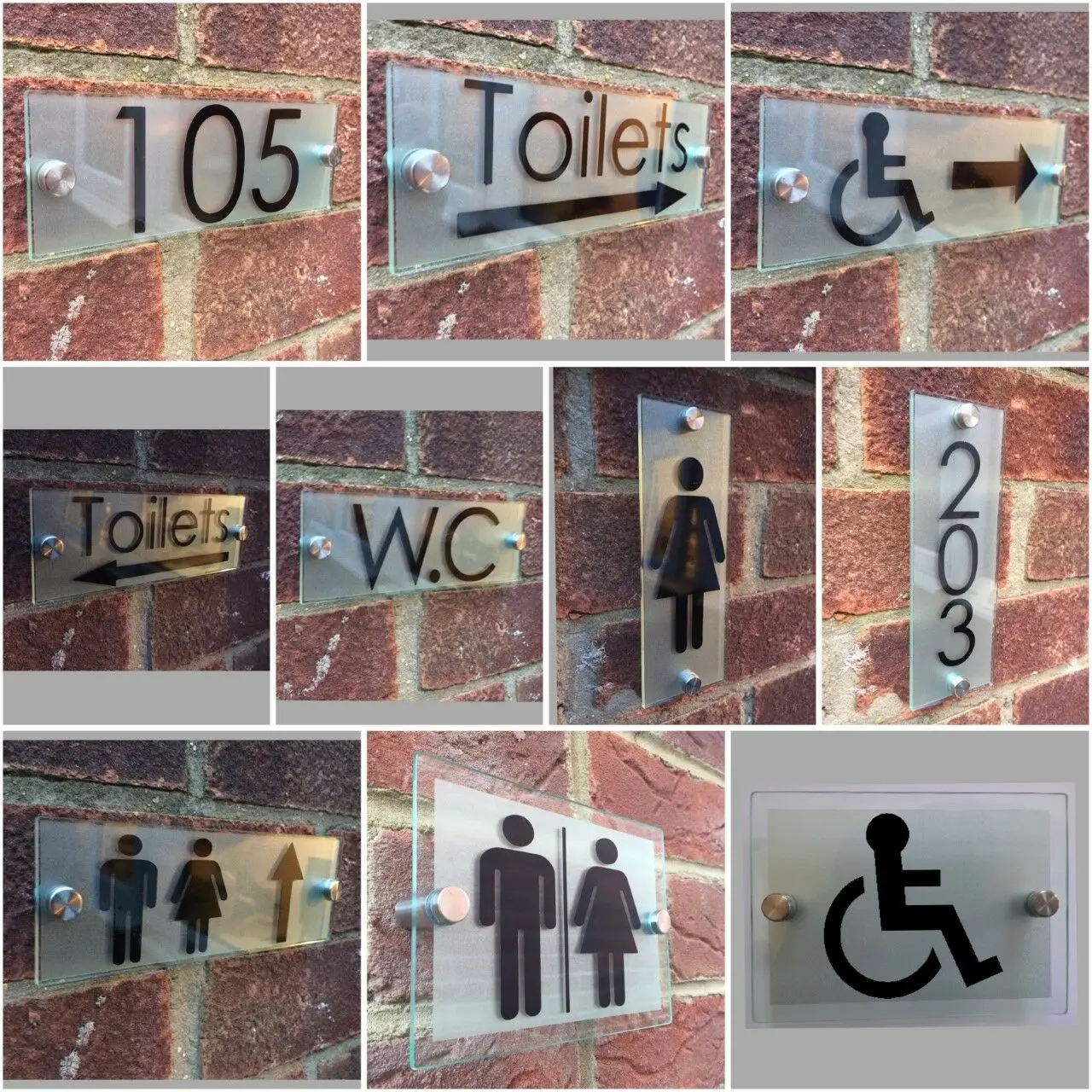 CustomizeBathroom Signs Toilet WC Acrylic Signs - Glass Effect Contemporary Hospitality
CustomizeBathroom Signs Toilet WC Acrylic Signs - Glass Effect Contemporary Hospitality