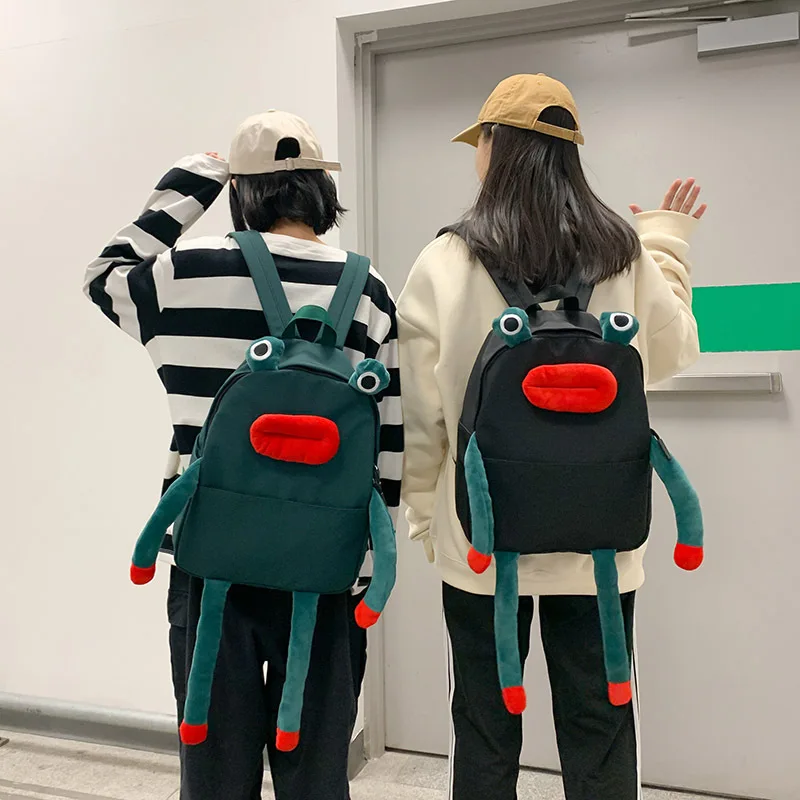 2020 Woman Backpacks Cartoon Frog Women School Bags for Teenager Girls Larger Capacity Casual Travel Backpacks Female Rucksack
2020 Woman Backpacks Cartoon Frog Women School Bags for Teenager Girls Larger Capacity Casual Travel Backpacks Female Rucksack