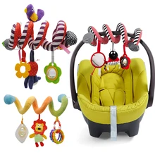 

Soft Infant Crib Bed Stroller Toy Spiral Baby Toy For Newborns Car Seat Educational Rattles Baby Towel baby Toys 0-12 months QWZ