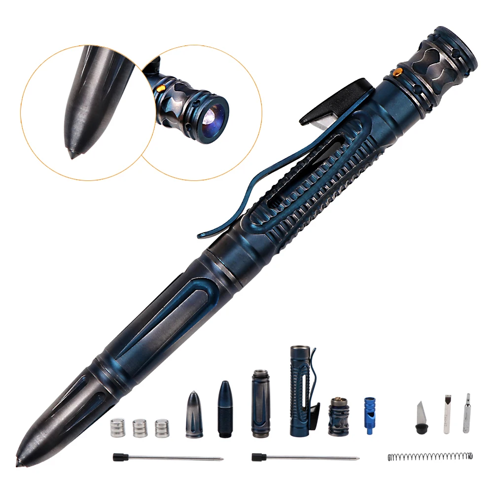High quality Penlight Multi-functional Tactical Pen Lightweight Glass breaker Portable Self Defense Tool Emergency Whistle
High quality Penlight Multi-functional Tactical Pen Lightweight Glass breaker Portable Self Defense Tool Emergency Whistle