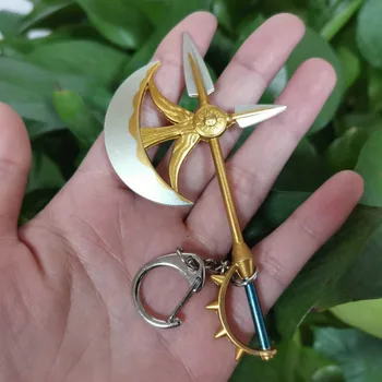 The Seven Deadly Sins Keychain Escanor Rhitta Axe Metal Key Holder Nanatsu no Taizai Car Keyring For Men Cosplay Anime Jewelry
The Seven Deadly Sins Keychain Escanor Rhitta Axe Metal Key Holder Nanatsu no Taizai Car Keyring For Men Cosplay Anime Jewelry