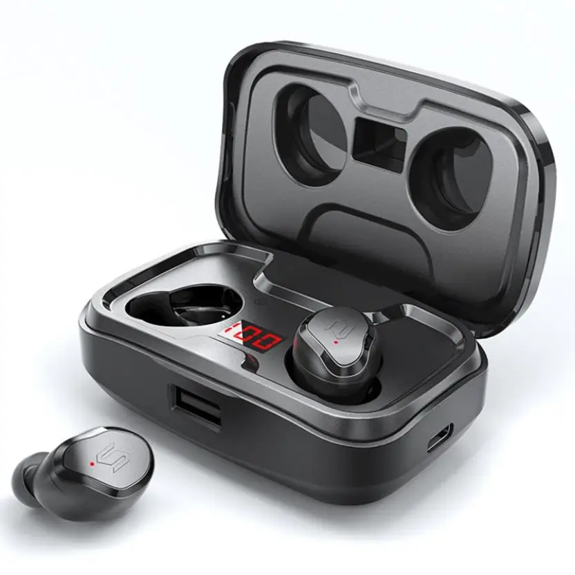 S8 Plus TWS Bluetooth 5.0 Wireless Earphones LED Touch Control Noise Cancelling Sports Headset 3500mA HiFi Subwoofer Earpieces
S8 Plus TWS Bluetooth 5.0 Wireless Earphones LED Touch Control Noise Cancelling Sports Headset 3500mA HiFi Subwoofer Earpieces