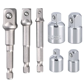 3pcs Hex Power Extension Bit Set For Drill 1/4 3/8 1/2 Hex Extension Bit Set + 4pcs Socket Adapter Converter Set Car Reapir Tool
3pcs Hex Power Extension Bit Set For Drill 1/4 3/8 1/2 Hex Extension Bit Set + 4pcs Socket Adapter Converter Set Car Reapir Tool