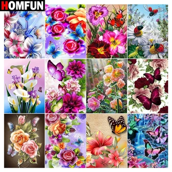 HOMFUN 5d Diamond Painting Full Square/Round "Butterfly flower" Picture Of Rhinestone DIY Diamond Embroidery Home Decor
HOMFUN 5d Diamond Painting Full Square/Round "Butterfly flower" Picture Of Rhinestone DIY Diamond Embroidery Home Decor