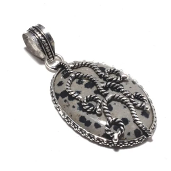 Genuine Dalmation Jasper Pendant Silver Overlay over Copper , Hand made Women Jewelry gift, P8572
Genuine Dalmation Jasper Pendant Silver Overlay over Copper , Hand made Women Jewelry gift, P8572