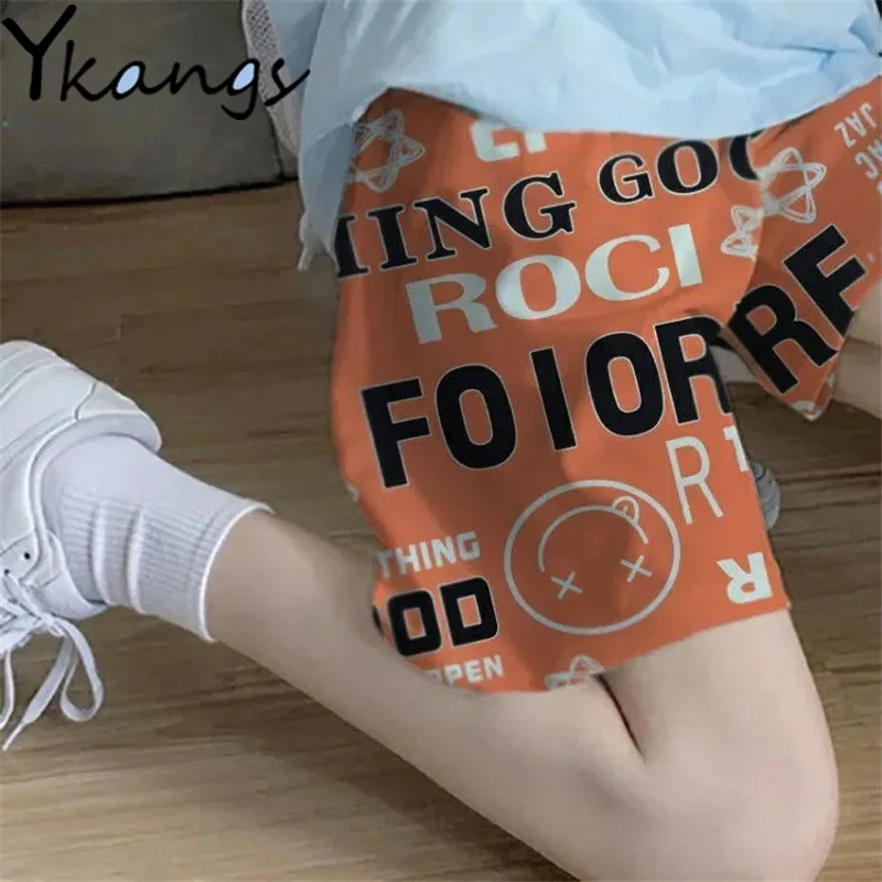 Letter Print Green High Waisted Shorts Oversize Graphic Short Color Wide Leg Loose Jogger Running Short with Pocket Summer Women
Letter Print Green High Waisted Shorts Oversize Graphic Short Color Wide Leg Loose Jogger Running Short with Pocket Summer Women