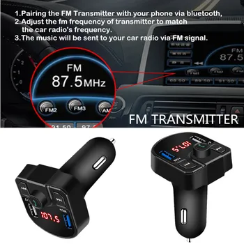 Bluetooth FM Transmitter Handsfree Car Kit Wireless Car MP3 Player USB Charger 3.1A phone charging 2 port Aux FM modulator
Bluetooth FM Transmitter Handsfree Car Kit Wireless Car MP3 Player USB Charger 3.1A phone charging 2 port Aux FM modulator