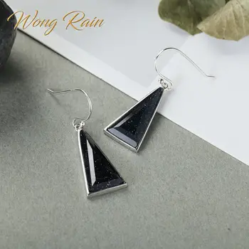 Wong Rain Vintage 925 Sterling Silver Natural Blue Sand Aventurine Gemstone Drop Dangle Hook Earrings Fine Jewelry Wholesale
Wong Rain Vintage 925 Sterling Silver Natural Blue Sand Aventurine Gemstone Drop Dangle Hook Earrings Fine Jewelry Wholesale