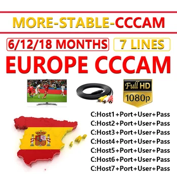 European best stable CCCAM 7 line 18 months suitable for Spain DVB-S2 Germany Poland Portugal satellite TV receiver free test
European best stable CCCAM 7 line 18 months suitable for Spain DVB-S2 Germany Poland Portugal satellite TV receiver free test