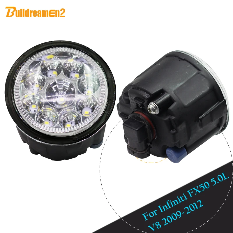 Buildreamen2 для Infiniti FX50 5.0L V8 2009-2012 Автомобильный светодиодный светильник левый + правый туман светильник дневного светильник DRL, работающего на постоянном токе 12 в 1 пара
Buildreamen2 для Infiniti FX50 5.0L V8 2009-2012 Автомобильный светодиодный светильник левый + правый туман светильник дневного светильник DRL, работающего на постоянном токе 12 в 1 пара