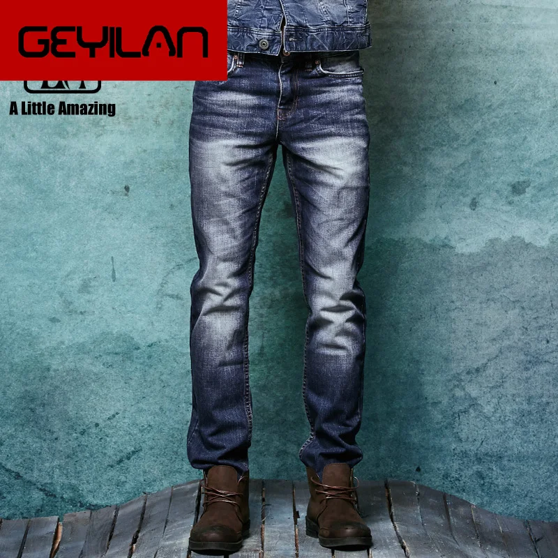 2016 New style Slim Straight Jeans men Designer Brand Ripped Jeans Mens Solid Casual Straight men Jeans Light Blue Denim Pants
2016 New style Slim Straight Jeans men Designer Brand Ripped Jeans Mens Solid Casual Straight men Jeans Light Blue Denim Pants