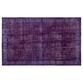 Handmade Purple Vintage Overdyed Turkish Area Rug 178x291 Cm-5'10''X9'7'' 
Handmade Purple Vintage Overdyed Turkish Area Rug 178x291 Cm-5'10''X9'7''