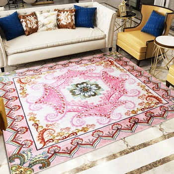 Modern home hairy Persian area Carpet kids room living room sofa table bedroom full bed pink rug kitchen anti-skid mat soft
Modern home hairy Persian area Carpet kids room living room sofa table bedroom full bed pink rug kitchen anti-skid mat soft
