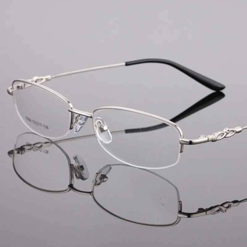 Memory Alloy Women's Half Frame Spectacle Frame Can Be Matched With Myopia Ultra Light And Super Tough Available In Four Colors
Memory Alloy Women's Half Frame Spectacle Frame Can Be Matched With Myopia Ultra Light And Super Tough Available In Four Colors
