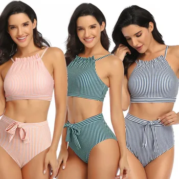 2020 Fashion cute Women colorful stripes Swimsuit sexy Swimwear kawaii comfy tassel Leopard print Beachwear New summer
2020 Fashion cute Women colorful stripes Swimsuit sexy Swimwear kawaii comfy tassel Leopard print Beachwear New summer