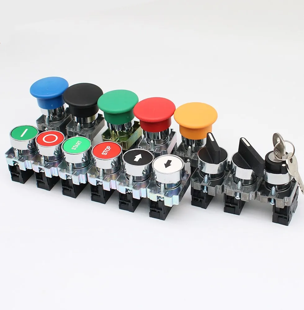 Button switch self reset XB2 small mushroom head emergency stop 22mm knob key start inching power on XB2-BA31 XB2-BA42
Button switch self reset XB2 small mushroom head emergency stop 22mm knob key start inching power on XB2-BA31 XB2-BA42