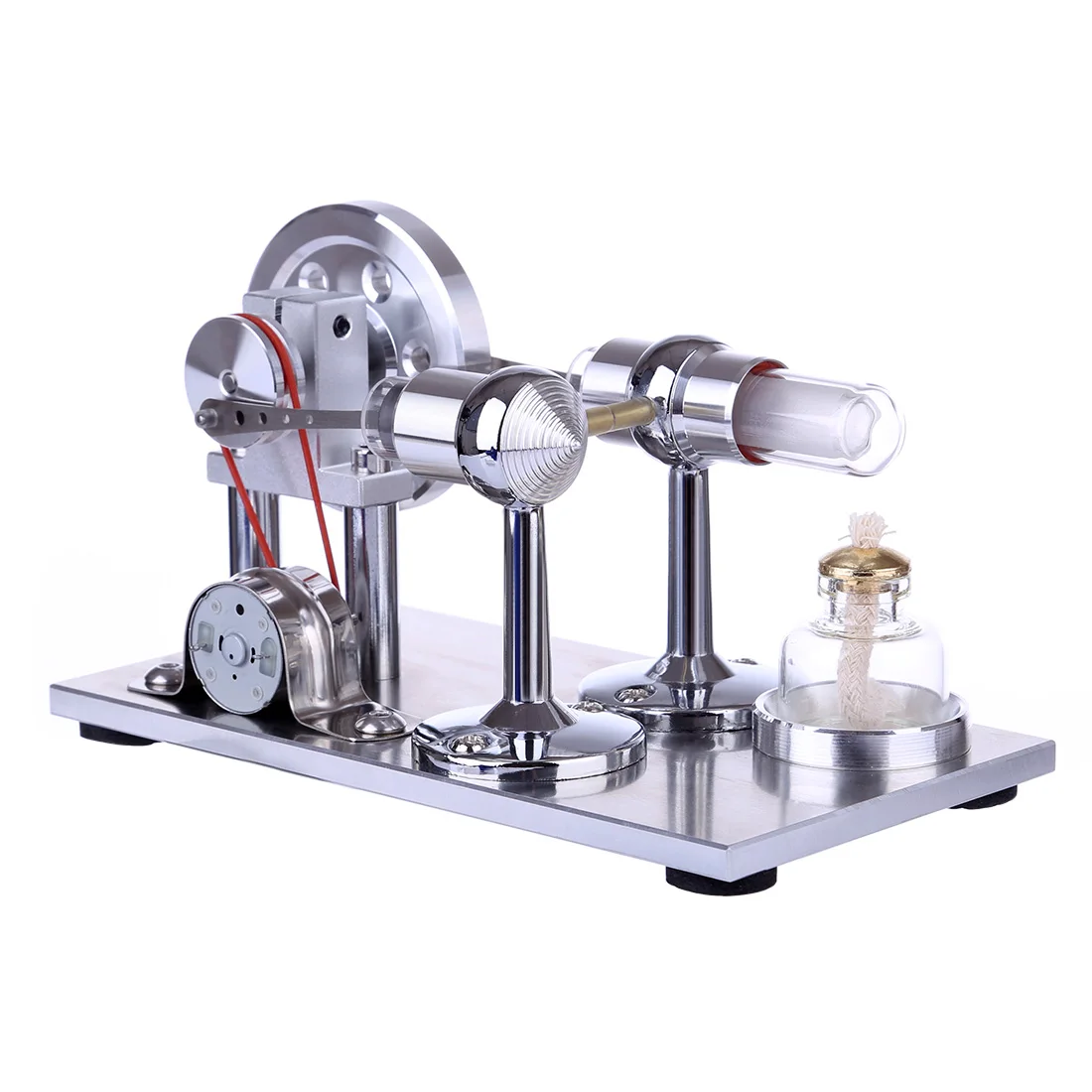 Reinforced Type Lamp Holder Single Cylinder Stirling Engine Model Physics Experiment Gift Education Engine Model Motor Kit
Reinforced Type Lamp Holder Single Cylinder Stirling Engine Model Physics Experiment Gift Education Engine Model Motor Kit
