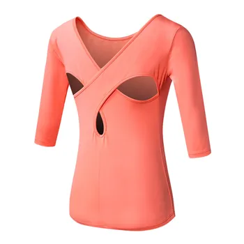 Workout Shirts For Women Sport Yoga Shirt Long Sleeves Gym Crop Top Cross Backless Fitness Sport Wear Breathable Running T-Shirt
Workout Shirts For Women Sport Yoga Shirt Long Sleeves Gym Crop Top Cross Backless Fitness Sport Wear Breathable Running T-Shirt