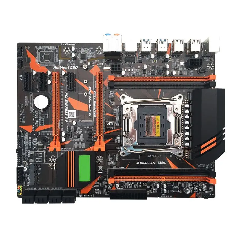 X99 LGA2011-V3 Professional 4 Channel DDR4 Desktop Computer Motherboard Module X6HA
X99 LGA2011-V3 Professional 4 Channel DDR4 Desktop Computer Motherboard Module X6HA