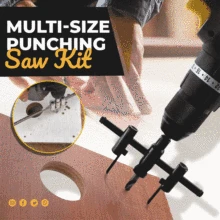 Multi-Size Punching Saw Kit 30-300MM Adjustable Metal Wood Circle Hole Saw Drill Bit Cutter Kit Aircraft Type DIY Tool Hole Open
Multi-Size Punching Saw Kit 30-300MM Adjustable Metal Wood Circle Hole Saw Drill Bit Cutter Kit Aircraft Type DIY Tool Hole Open