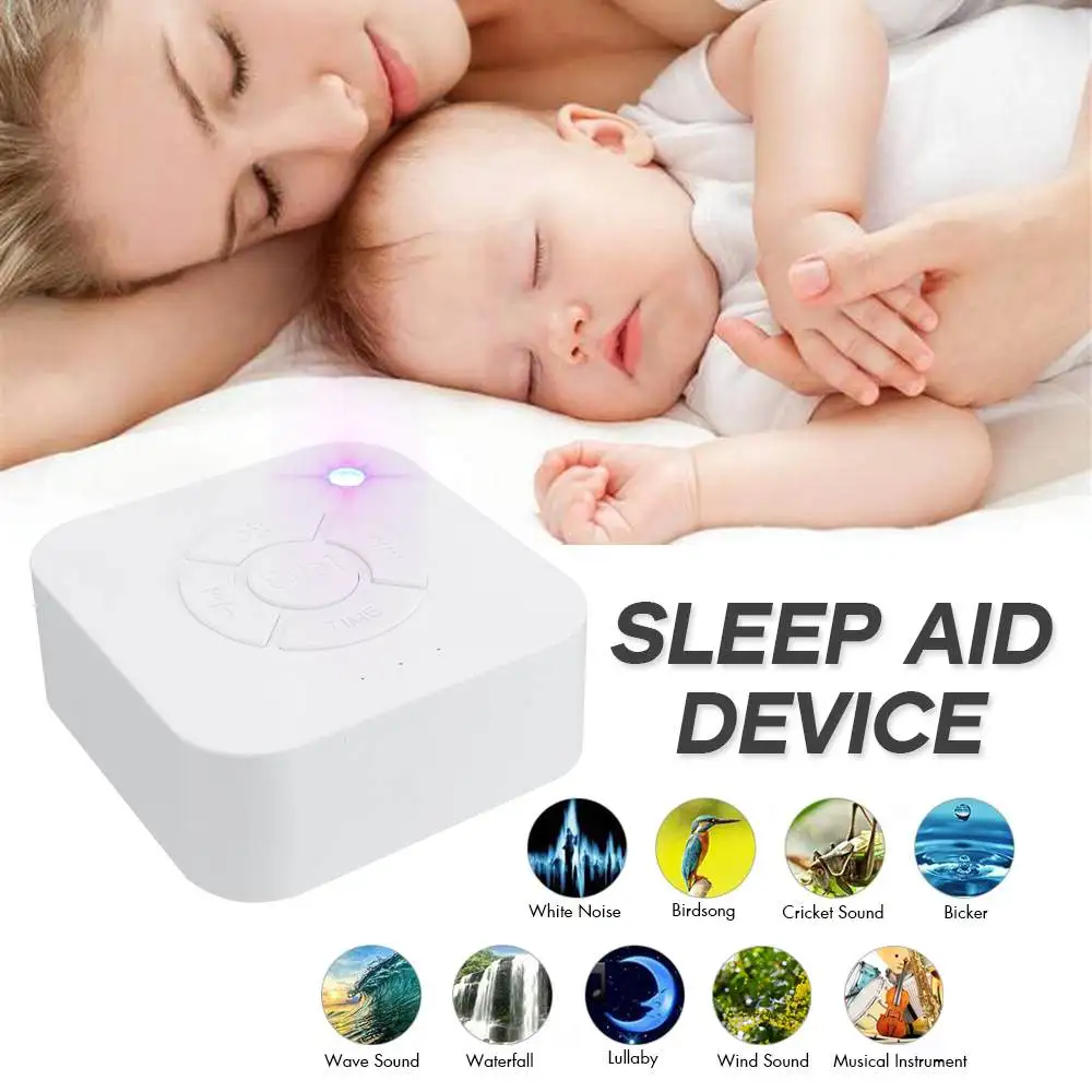 White Night Light Noise Sleep Instrument 9 Nature Sounds LED Machine Sleeping Aid Device Relax Therapy
White Night Light Noise Sleep Instrument 9 Nature Sounds LED Machine Sleeping Aid Device Relax Therapy
