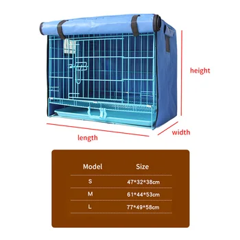 Pet Cat Rabbit Dog Cage Cover Foldable Playpen Crate Cover Breathable Waterproof Sun-proof Windproof Poncho Insulation Cover
Pet Cat Rabbit Dog Cage Cover Foldable Playpen Crate Cover Breathable Waterproof Sun-proof Windproof Poncho Insulation Cover