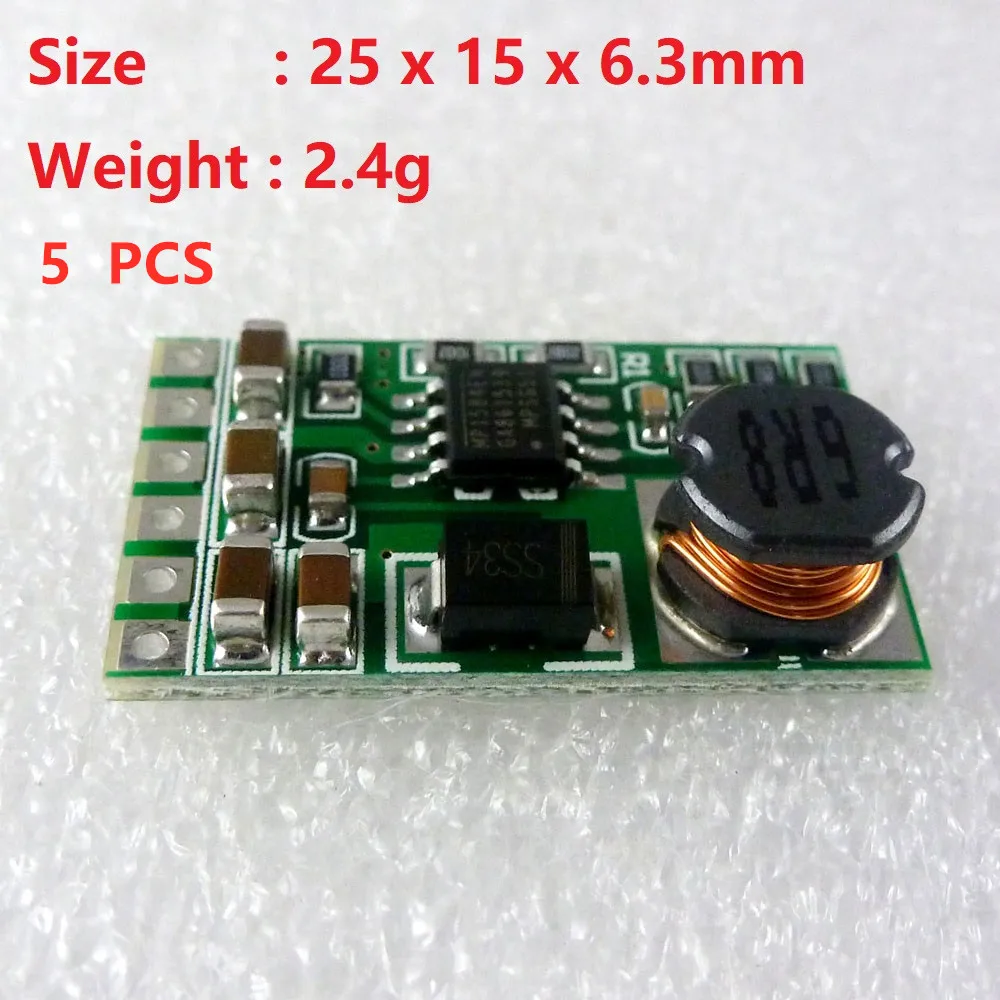 3.5A DC-DC Converter Module Buck Step-Down Voltage Regulator Board 4.5V-27V to 3V 3.3V 3.7V 5V 6V 7.5 9V 12V
3.5A DC-DC Converter Module Buck Step-Down Voltage Regulator Board 4.5V-27V to 3V 3.3V 3.7V 5V 6V 7.5 9V 12V