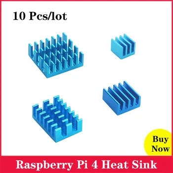 10 pcs/lot Raspberry Pi 4 Heat Sink Blue Aluminum Radiator Heatsink for Raspberry Pi 4 Model B 4B
10 pcs/lot Raspberry Pi 4 Heat Sink Blue Aluminum Radiator Heatsink for Raspberry Pi 4 Model B 4B