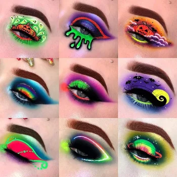 6 Colors Mixed Neon Eyeshadow Powder Waterproof Sweatproof Sequins Nail Powder Eye Shadow Phosphor DIY Eye Makeup Cosmetic TSLM1 
6 Colors Mixed Neon Eyeshadow Powder Waterproof Sweatproof Sequins Nail Powder Eye Shadow Phosphor DIY Eye Makeup Cosmetic TSLM1