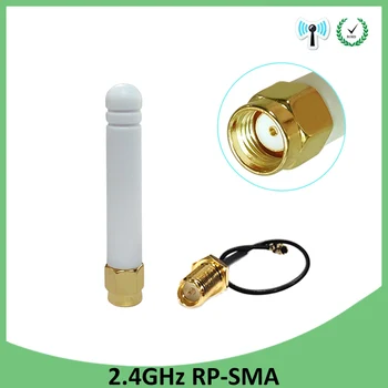 2.4Ghz antenna Wifi 3dbi RP-SMA Connector 2.4ghz antenne 2.4G wifi antena router + IPX to SMA Male pigtail Extension Cable
2.4Ghz antenna Wifi 3dbi RP-SMA Connector 2.4ghz antenne 2.4G wifi antena router + IPX to SMA Male pigtail Extension Cable