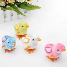 Crianças clássico lata vento acima brinquedos enchidos galinha corrente clockwork pintainho presentes para crianças meninos meninas brinquedos educativos aleatoriamente(China)