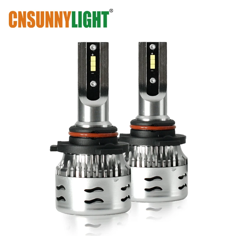 CNSUNNYLIGHT 9005 CSP LED Car Headlight Lamps 60W 12000Lm/Pair Turbo Led Headlamp High Brightness Auto Light Bulbs Accessories
CNSUNNYLIGHT 9005 CSP LED Car Headlight Lamps 60W 12000Lm/Pair Turbo Led Headlamp High Brightness Auto Light Bulbs Accessories