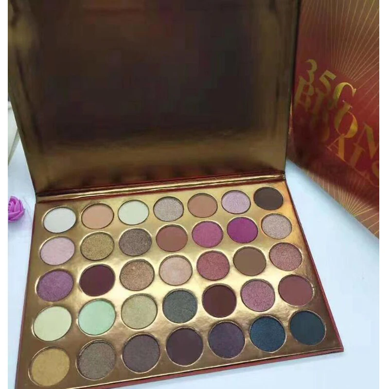 Eye Makeup 35G Bronze Goals Palette Makeup Eyeshadow 35 Colors Natural Eye Shadow Palette