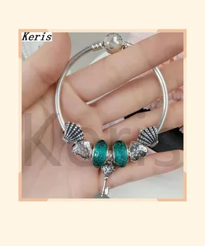 High Quality Replica 1:1 100% Silver Crystal Shell Heart Beads String Bracelet Free Delivery
High Quality Replica 1:1 100% Silver Crystal Shell Heart Beads String Bracelet Free Delivery