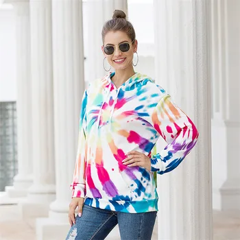 Fashion Tie Dye Print Hoodie Women Oversized Autumn Hooded Sweatshirt Loose Long Sleeve Pullover Casual Graphic Streetwear Tops
Fashion Tie Dye Print Hoodie Women Oversized Autumn Hooded Sweatshirt Loose Long Sleeve Pullover Casual Graphic Streetwear Tops