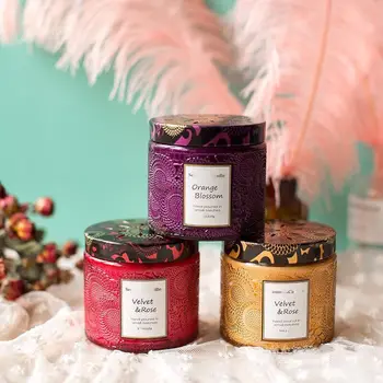 Ins Incense Candle Making Supplies Glass Cup Color Aromatherapy Candlestick Glass Jar DIY Homemade Fragrance Candle Bottle
Ins Incense Candle Making Supplies Glass Cup Color Aromatherapy Candlestick Glass Jar DIY Homemade Fragrance Candle Bottle
